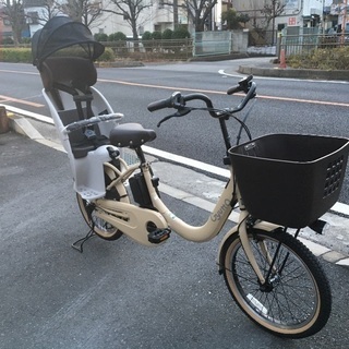 パナソニック子供乗せ電動自転車 ギュットクルームR•EX マット...