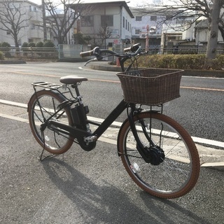 ブリヂストン電動自転車 ステップクルーズe クロツヤケシ ST6...