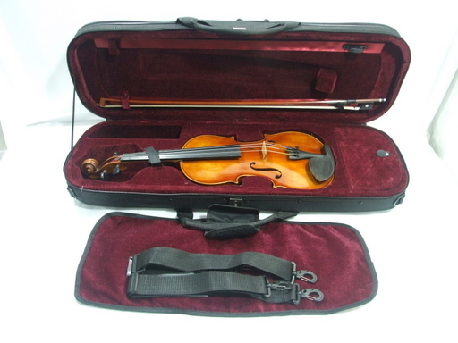 メンテ済み ドイツ製 カールヘフナー 4/4サイズ KH166 虎杢 裏板1枚 高