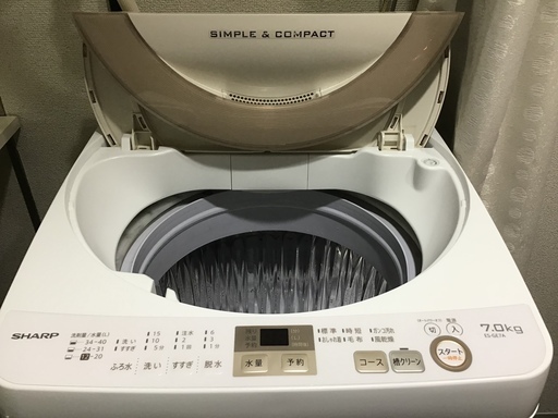 SHARP全自動洗濯機7キロ