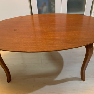 楕円テーブル（木製）