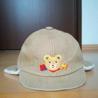 中古 耳つきキャップ帽 帽子 ミキハウス


