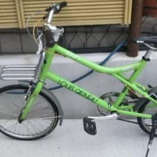 ルイガノ、ミニベロ後ろタイヤとサドルが新品