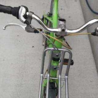 ルイガノ、ミニベロ後ろタイヤとサドルが新品