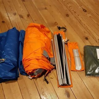 山岳テント　ダンロップ　VS-20　グランドシート付属　（未使用品）