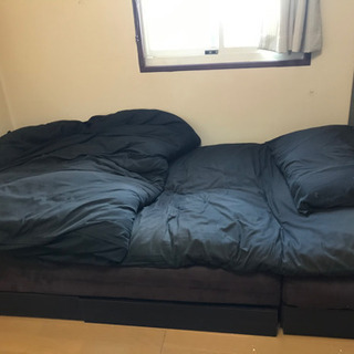 シングル布団とベッド
