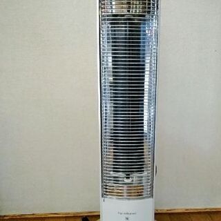 縦型電気ストーブ（首振り&温度調節付）