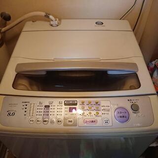 【動作品】洗濯機　８kg　ミツビシ　2000年製