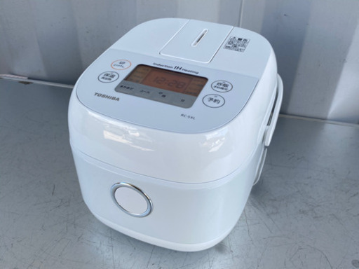 美品！東芝 IHジャー炊飯器◇３合炊き 2017年製◇RC-5XL◇ホワイト