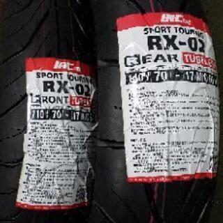 前後ﾀｲﾔVTR250,R25,R3など250～400ccクラスに 前後ﾀｲﾔVTR250,R25,R3など250～400ccクラスに