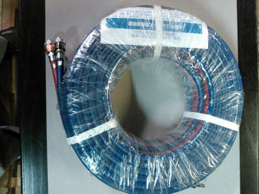 溶断用ツインホース5㎜＋5㎜　　20m ワンタッチカプラ付き