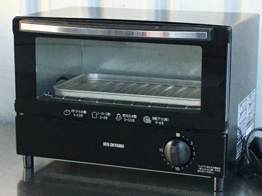 美品！アイリス 1000W◇オーブントースター◇2019年製◇KOT-011-B◇ブラック