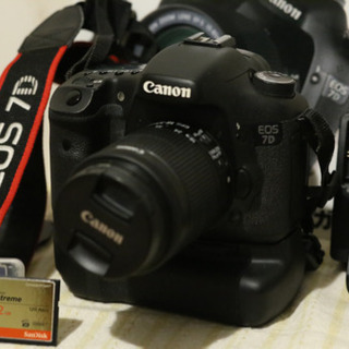 美品 Canon EOS 7D+EFS18-55 IS STM レンズセット バッテリーグリップ