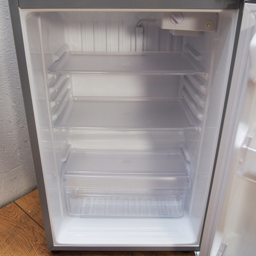 配達設置無料！一人暮らしなどに最適 109L 冷蔵庫 シルバー KL12