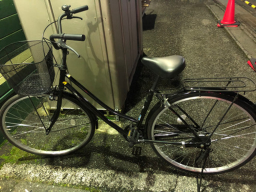 黒い自転車