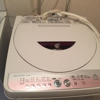 自動洗濯機シャープ ES-GE60L-P 中古ジャンク