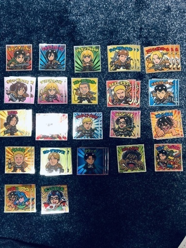 進撃の巨人マン 希望の翼編 ビックリマン コレクターシール 全42枚 22種 レオてぃ 相模原のカードゲーム その他 の中古あげます 譲ります ジモティーで不用品の処分
