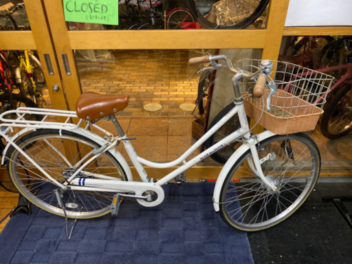 中古自転車 26インチ  シングル オートライト