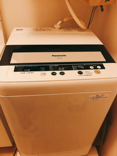 【決まりました】パナソニック全自動洗濯機 2012年製 4.5kg 送風 乾燥機能付き