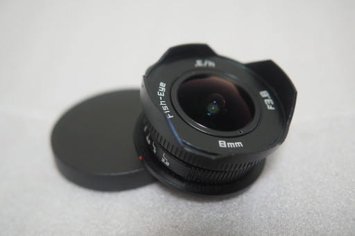 売約済【超広角8mm/美品/魚眼レンズ】ミラーレス レンズ 8mm F3.8 Fish-Eye / フィッシュアイ レンズ