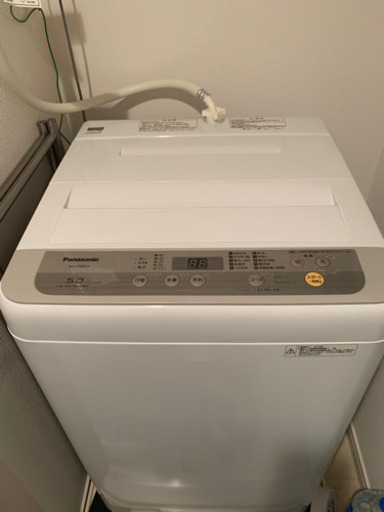 【2019年8月購入】新古品Panasonic製洗濯機