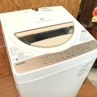 管理KRS141】TOSHIBA 2016年 AW-6G3 6.0kg 洗濯機