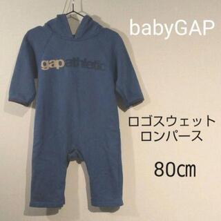 babyGAP フード付ロンパース・80㎝