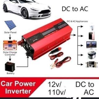 車のパーツ 5000W /DC12V AC11OVカーパワーインバーターLCD 