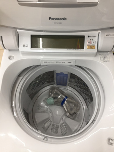 1/30東区和白   Panasonic   8㎏洗濯機   2018年製  NA-SJFA805  幅60㎝奥行63㎝高さ102㎝   高年式   綺麗