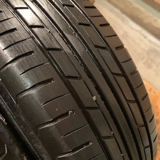 YOKOHAMA/ECOS 165/70R14 15年製夏タイヤ 4本Set 社外アルミ 14×5.5 
