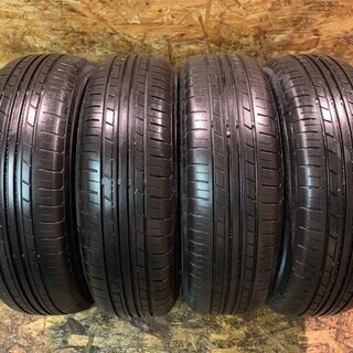 YOKOHAMA/ECOS 165/70R14 15年製夏タイヤ 4本Set 社外アルミ 14×5.5 