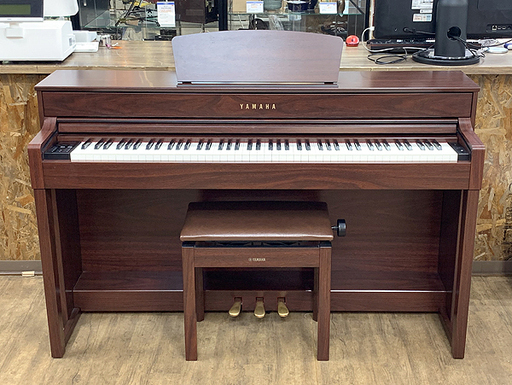 (Y)北大前! 札幌 引取  YAMAHA/ヤマハ Clavinova/クラビノーバ 電子ピアノ 88鍵盤 2014年製 CLP-535M 椅子付き ウォームマホガニー調仕上げ