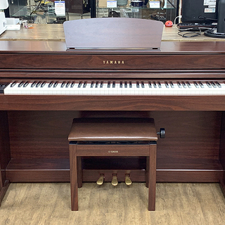 (Y)北大前! 札幌 引取  YAMAHA/ヤマハ Clavinova/クラビノーバ 電子ピアノ 88鍵盤 2014年製 CLP-535M 椅子付き ウォームマホガニー調仕上げ