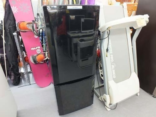 146L 2013年製 2ドア 三菱 冷蔵庫ブラック MR-P15W-B　￥15,800-
