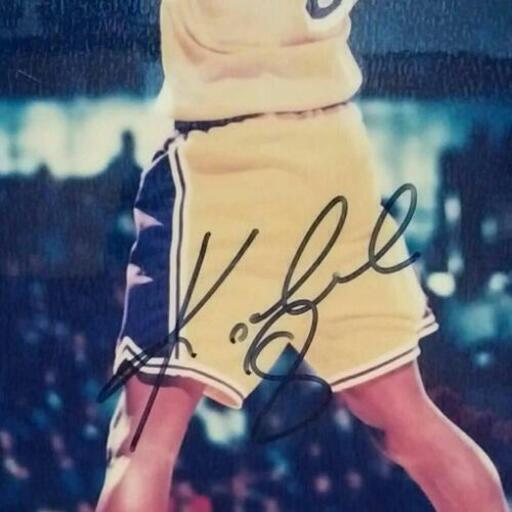 NBA殿堂入りスター選手　K.ブライアント直筆サイン