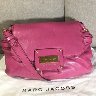 マークジェイコブス パープル ソフトレザー ワンショルダーバッグ マークジェイコブス パープル ソフトレザー ワンショルダーバッグ