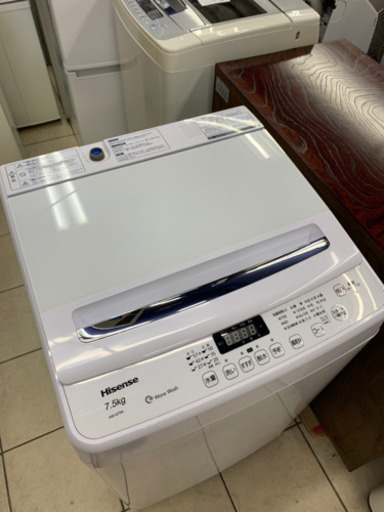 ハイセンス HW-G75A 7.5kg 2017年製 洗濯機