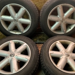 日産 ムラーノ純正ホイール 18×7.5J5HPCD114.3+40 DUNLOP/WINTER MAXX 