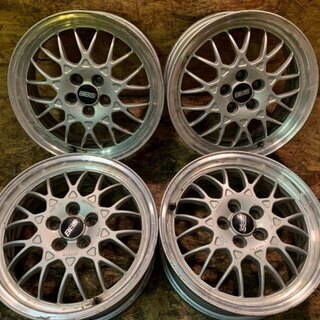BBS FORGED スバル レガシィ純正OPホイール 16×6.5J5HPCD100+55 4本Set (