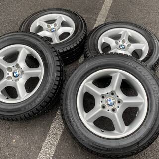 ＢＭＷ純正スタースポーク５７ １７インチ 溝たっぷりスタッドレス ...