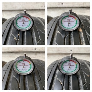 YOKOHAMA/Earth-1 225/60R16 11年製 溝あり夏タイヤ 社外アルミ 16×7J6HPCD139.7+25 ハイエース等 (TT29) クレジットカード QR決済可能