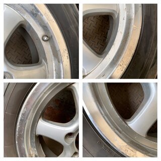 YOKOHAMA/Earth-1 225/60R16 11年製 溝あり夏タイヤ 社外アルミ 16×7J6HPCD139.7+25 ハイエース等 (TT29) クレジットカード QR決済可能