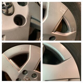 トヨタ プリウス純正ホイール 15×6J5HPCD100+45 DURAN/MU:TECH ECO 195/65R15 17年製バリ溝夏タイヤ 4本Set (TA76) クレジットカード QR決済可能