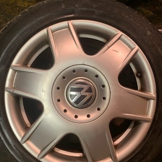 VW ニュービートル純正ホイール 16×6.5J5HPCD100+42 WANLI/S-1063 205/55R16 12年製夏タイヤ 4本Set (TG85) クレジットカード QR決済可能