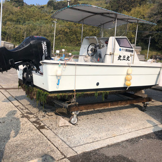 ヤンマー、21フィート スズキ70馬力  船 鹿児島 船舶 係留