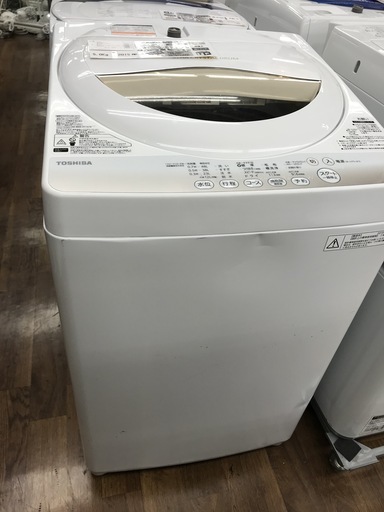 TOSHIBA 全自動洗濯機 AW-5G2 5.0kg 2015年製 凹み有
