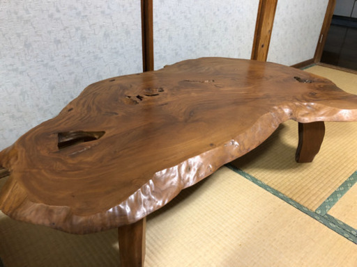 天然木座卓テーブル(大幅値下げ❗️)