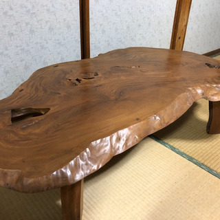 天然木座卓テーブル(大幅値下げ❗️)