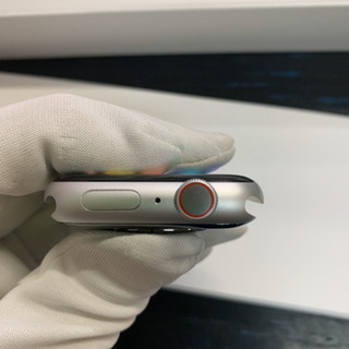 【美品】アップルウォッチ4 44mm セルラー ホワイトスポーツバンド