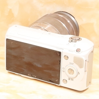 ☆WifiSDでスマホ転送☆ソニー NEX-3 レンズキット ホワイト